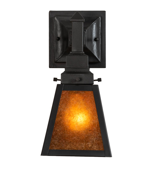 6" Wide Mission Prime Wall Sconce