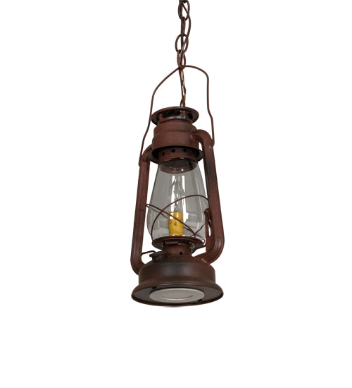 7" Wide Miners Lantern Mini Pendant