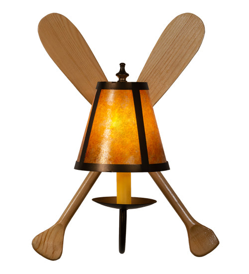 12" Wide Paddle Wall Sconce