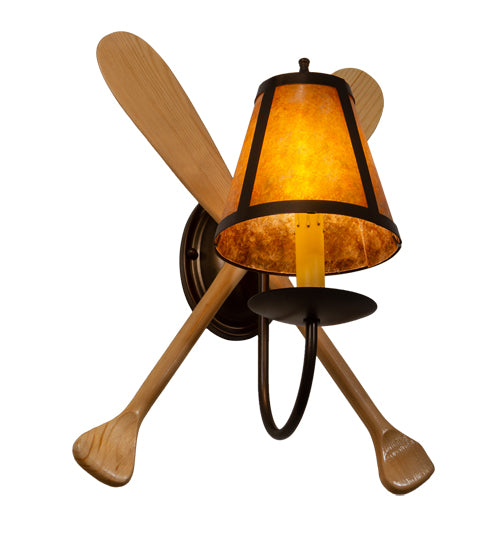 12" Wide Paddle Wall Sconce