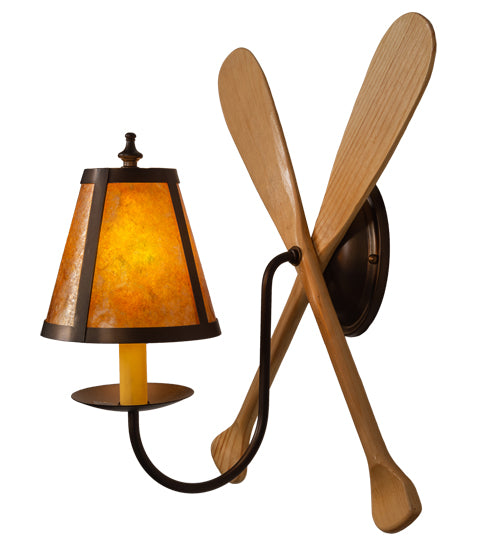 12" Wide Paddle Wall Sconce