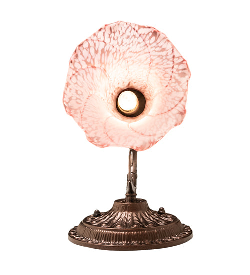 5" Wide Pink Pond Lily Victorian Wall Sconce