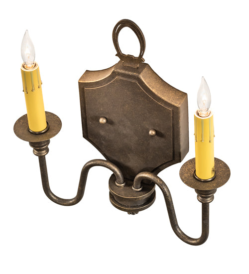 12" Wide Paquita 2 Light Wall Sconce