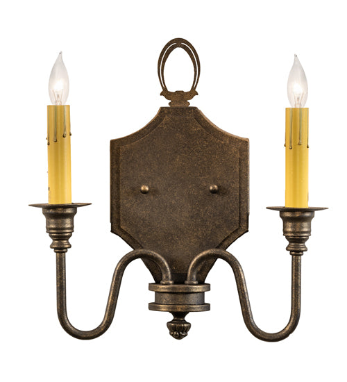 12" Wide Paquita 2 Light Wall Sconce