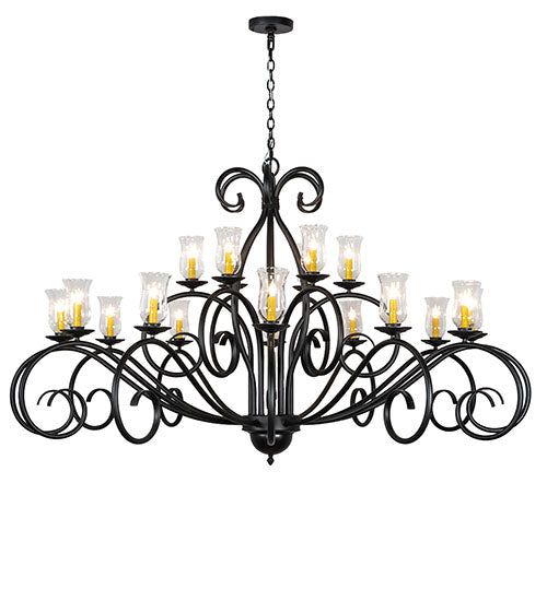 72" Wide Sienna 18 Light Chandelier