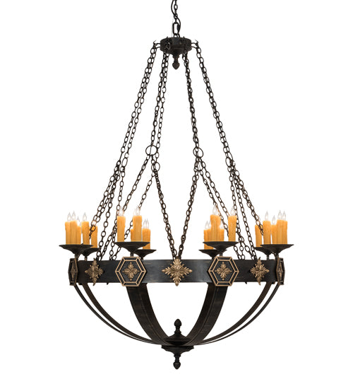 60" Wide Neapolis 24 Light Chandelier