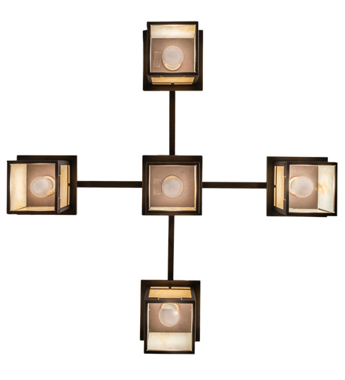 36" Wide Roylance 5 Light Chandelier