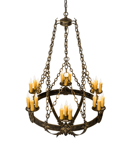 32" Wide Neapolis 18 Light Chandelier