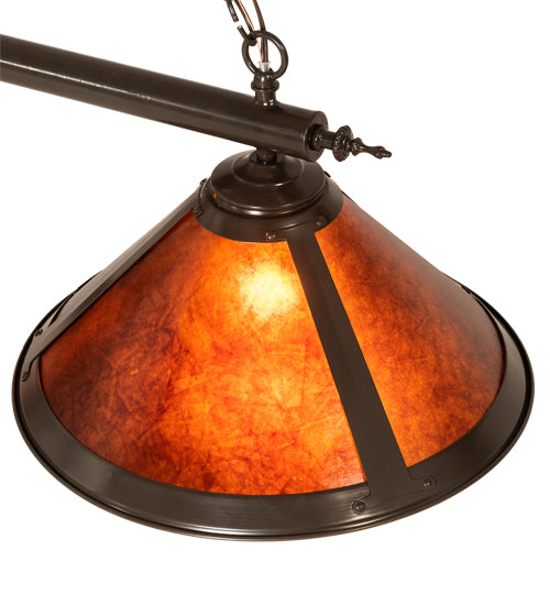 60" Long Sutter 3 Light Island Pendant