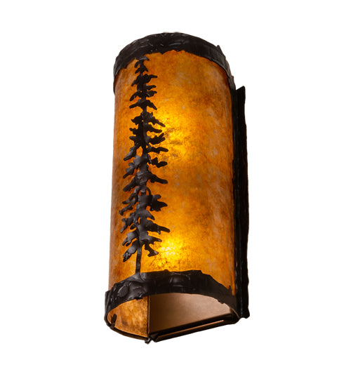 5" Wide Tall Pines Wall Sconce