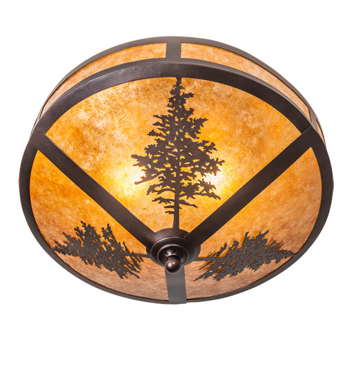 20" Wide Tamarack Flushmount