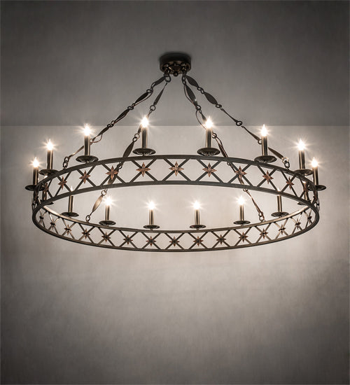 53" Wide Kingsbridge 16 Light Chandelier