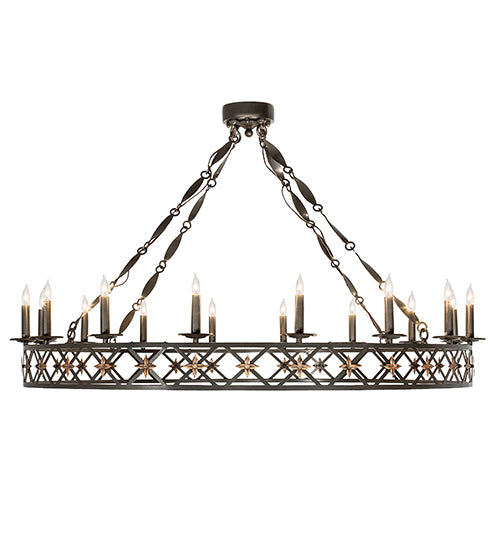 53" Wide Kingsbridge 16 Light Chandelier