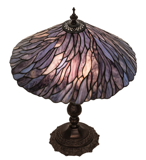 21" High Willow Jadestone Table Lamp