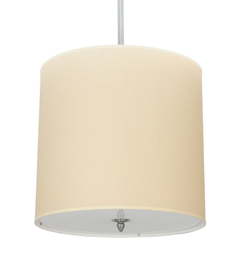 18" Wide Cilindro Beige Textrene Pendant