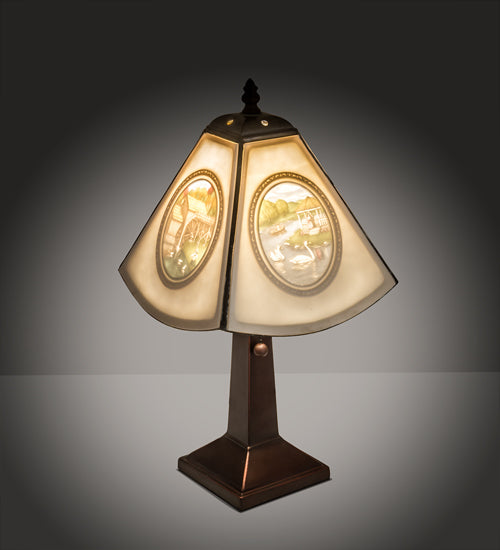 17" High Lithophane Americana Accent Lamp