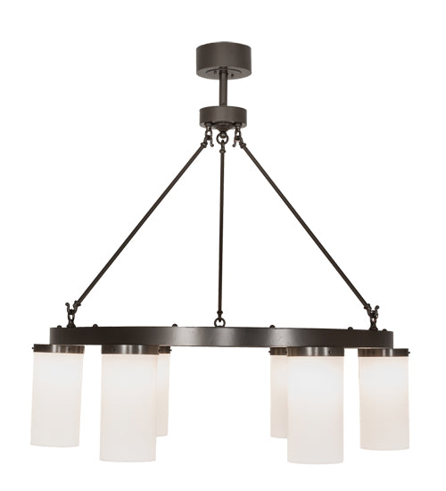 46" Wide Loxley Needham 6 Light Chandelier