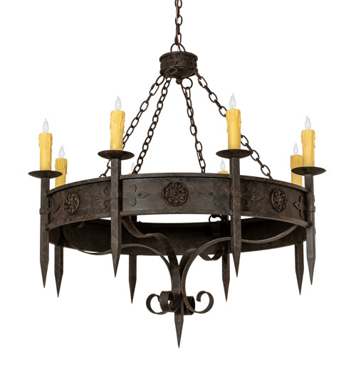 42" Wide Calandra 8 Light Chandelier