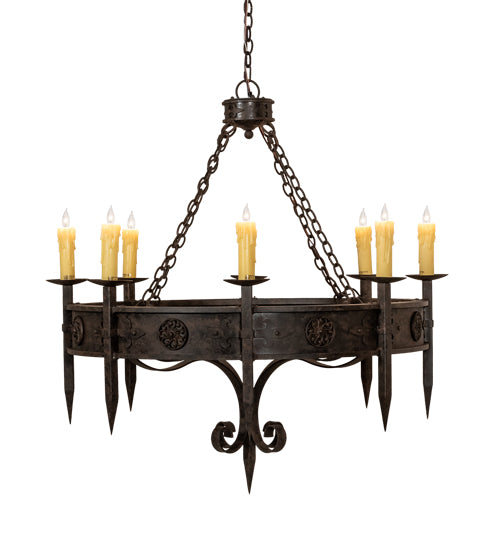 42" Wide Calandra 8 Light Chandelier