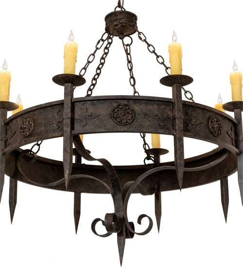 42" Wide Calandra 8 Light Chandelier