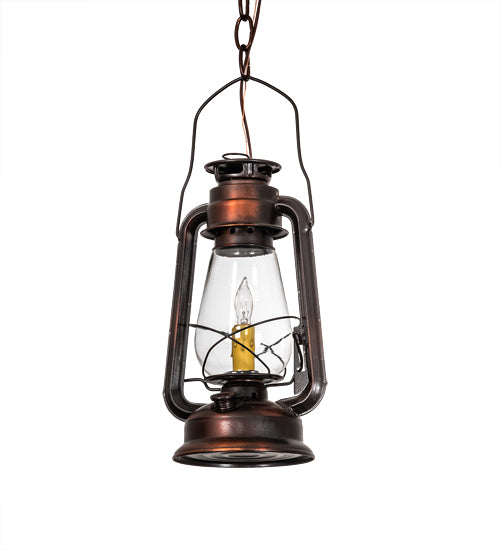 7" Wide Miners Lantern Mini Pendant