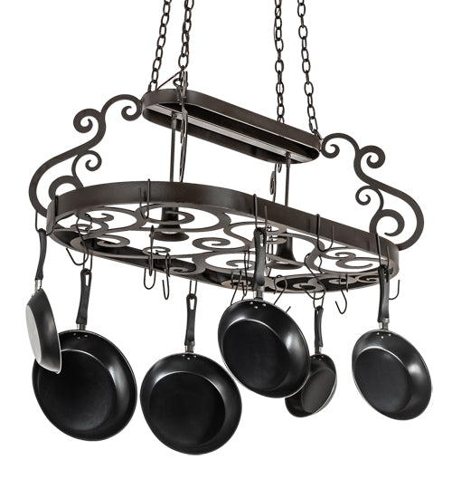 42" Long Neo 2 Light Pot Rack