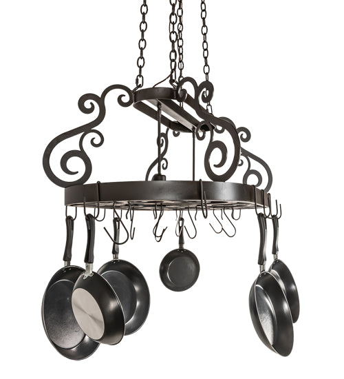 42" Long Neo 2 Light Pot Rack