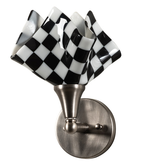 8" Wide Handkerchief Grand Prix Wall Sconce