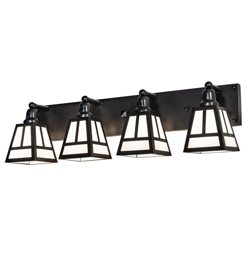 36" Wide "T" Mission 4 Light Vanity Light