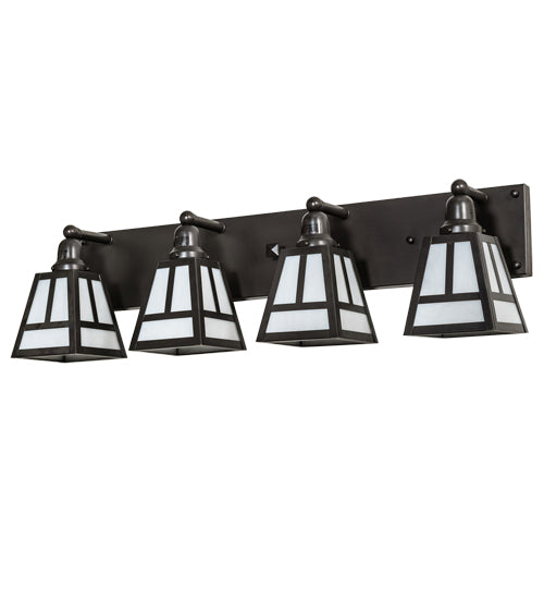 36" Wide "T" Mission 4 Light Vanity Light