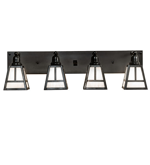 36" Wide "T" Mission 4 Light Vanity Light