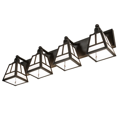 36" Wide "T" Mission 4 Light Vanity Light