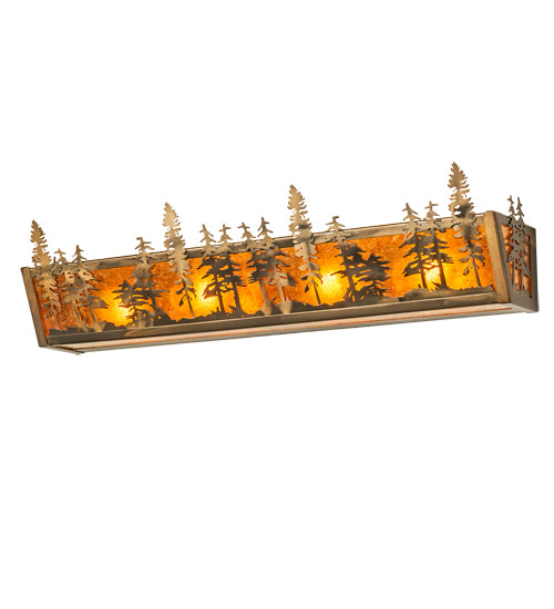 30" Wide Tall Pines Vanity Light