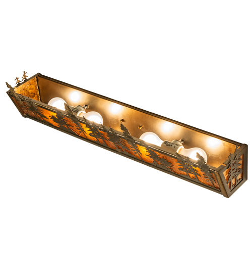 30" Wide Tall Pines Vanity Light