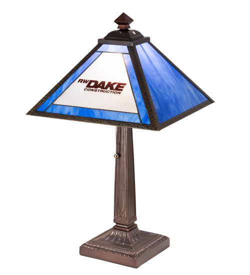 23" High Personalized Rw Dake Construction Table Lamp