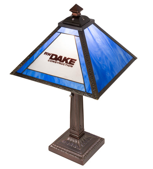 23" High Personalized Rw Dake Construction Table Lamp