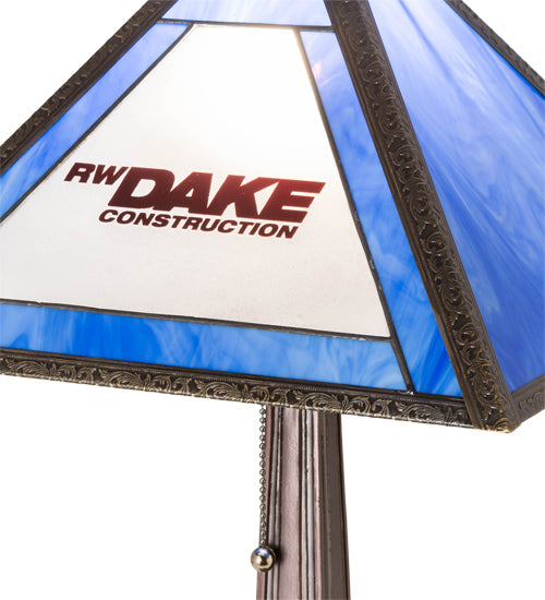 23" High Personalized Rw Dake Construction Table Lamp