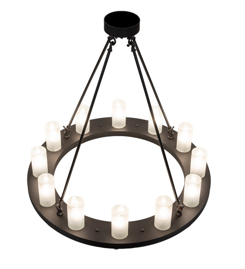 36" Wide Loxley 12 Light Chandelier