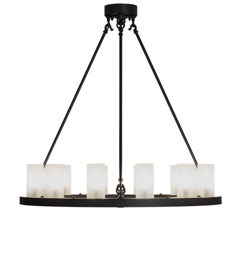 36" Wide Loxley 12 Light Chandelier