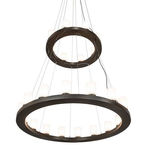 60" Wide Loxley 24 Light Chandelier