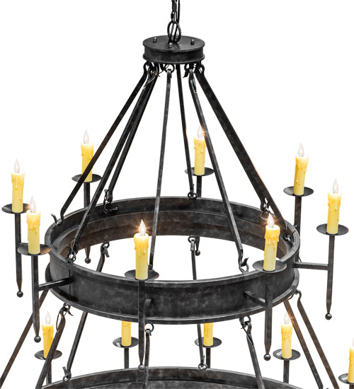 96" Wide Marta 56 Light Three Tier Chandelier