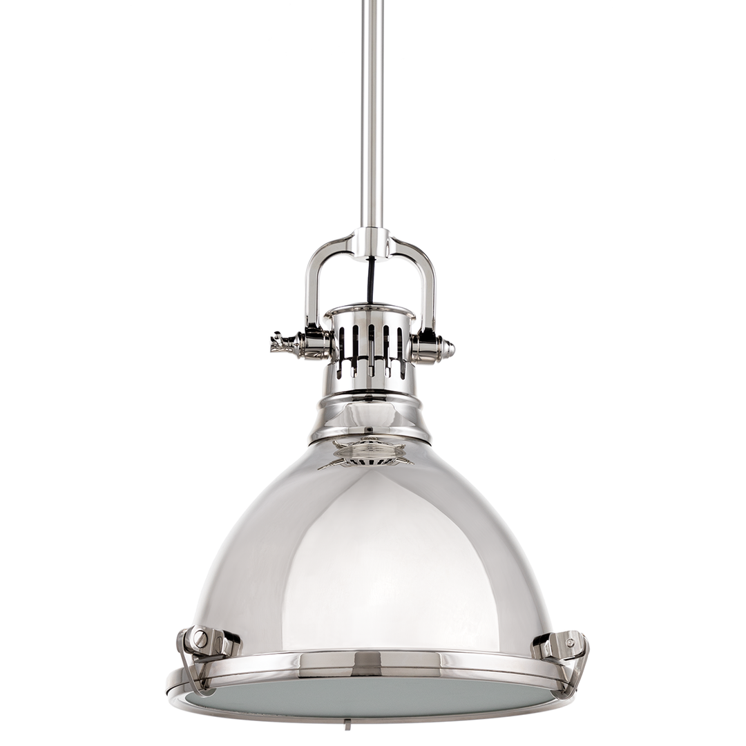 Pelham Pendant 12" - Polished Nickel