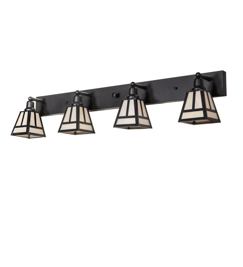 52" Wide "T" Mission 4 Light Vanity Light