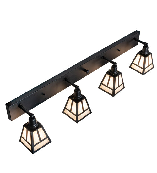 52" Wide "T" Mission 4 Light Vanity Light