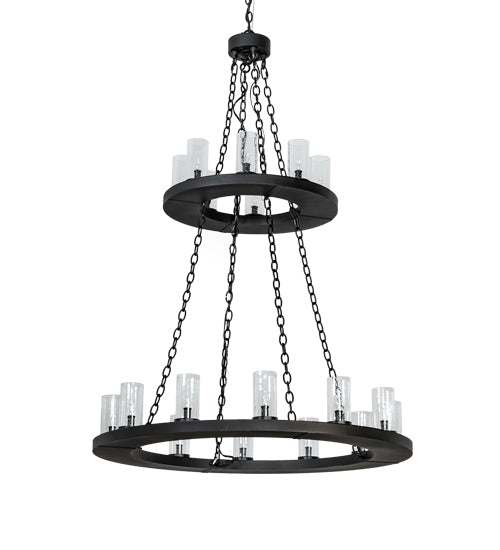 42" Wide Loxley 20 Light Two Tier Chandelier