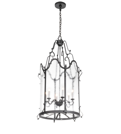 24" Wide Dubrek 6 Light Foyer Lantern