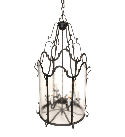 24" Wide Dubrek 6 Light Foyer Lantern