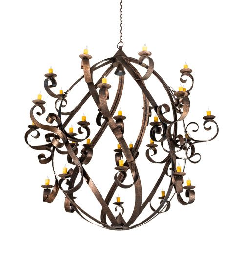 100" Wide Caliope 32 Light Chandelier