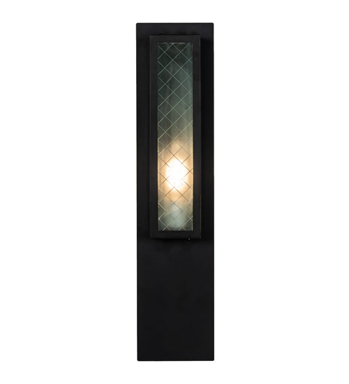 6" Wide Quadrato Diamond Wall Sconce