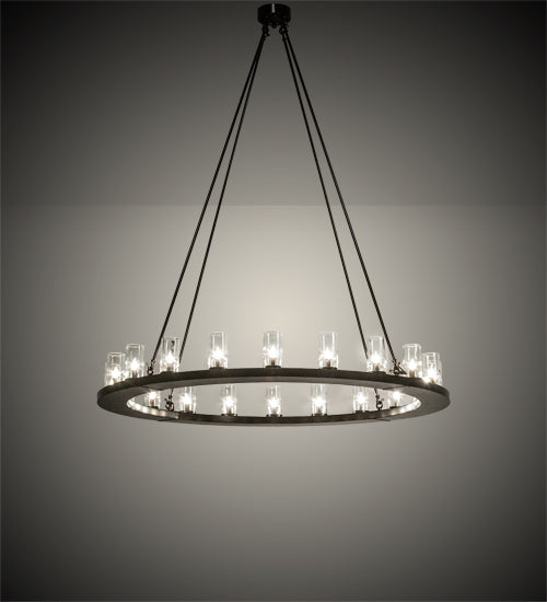 60" Wide Loxley 20 Light Chandelier